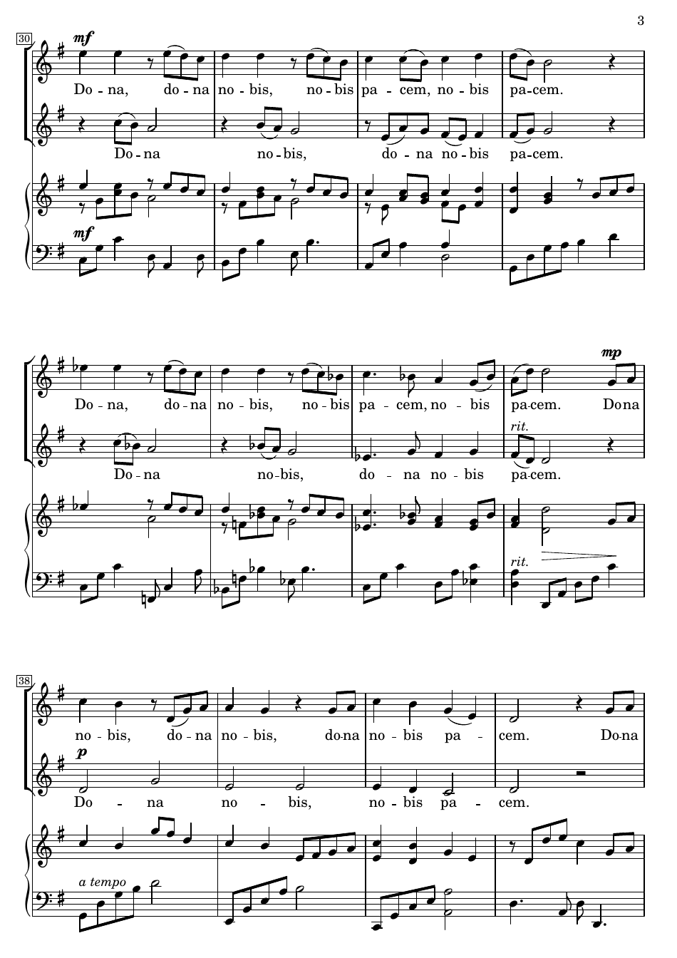 Mary Lynn Lightfoot - Dona Nobis Pacem Sheet Music, Page 3