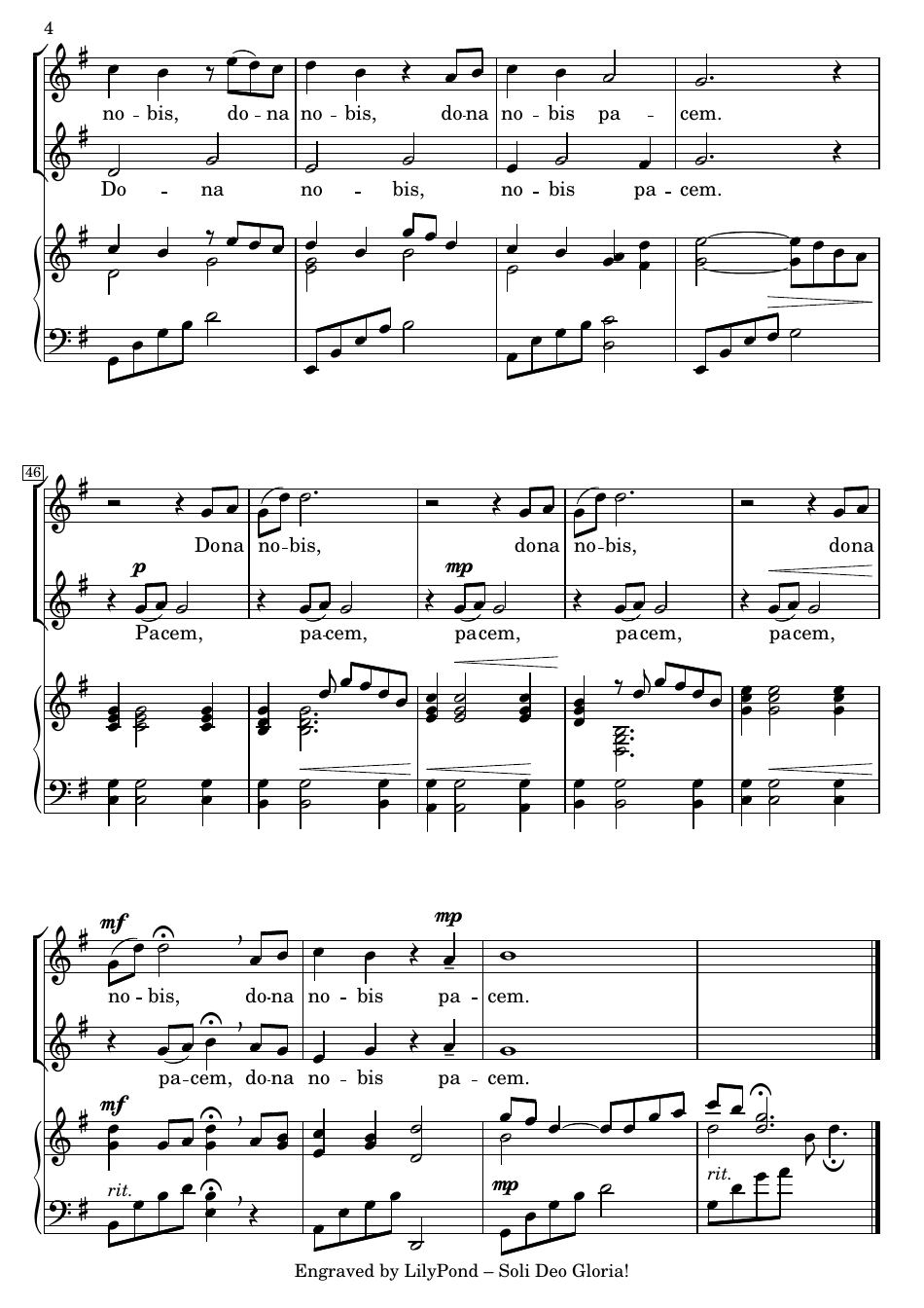 Mary Lynn Lightfoot - Dona Nobis Pacem Sheet Music, Page 4