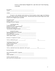 Sample Foreclosure Prevention Counseling Forms - National Consumer Law Center, Page 3