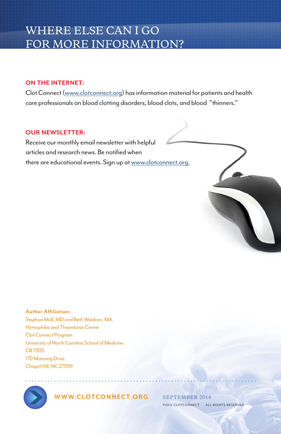 Deep Vein Thrombosis and Pulmonary Embolism - Information for Newly Diagnosed Patients - North Carolina, Page 28