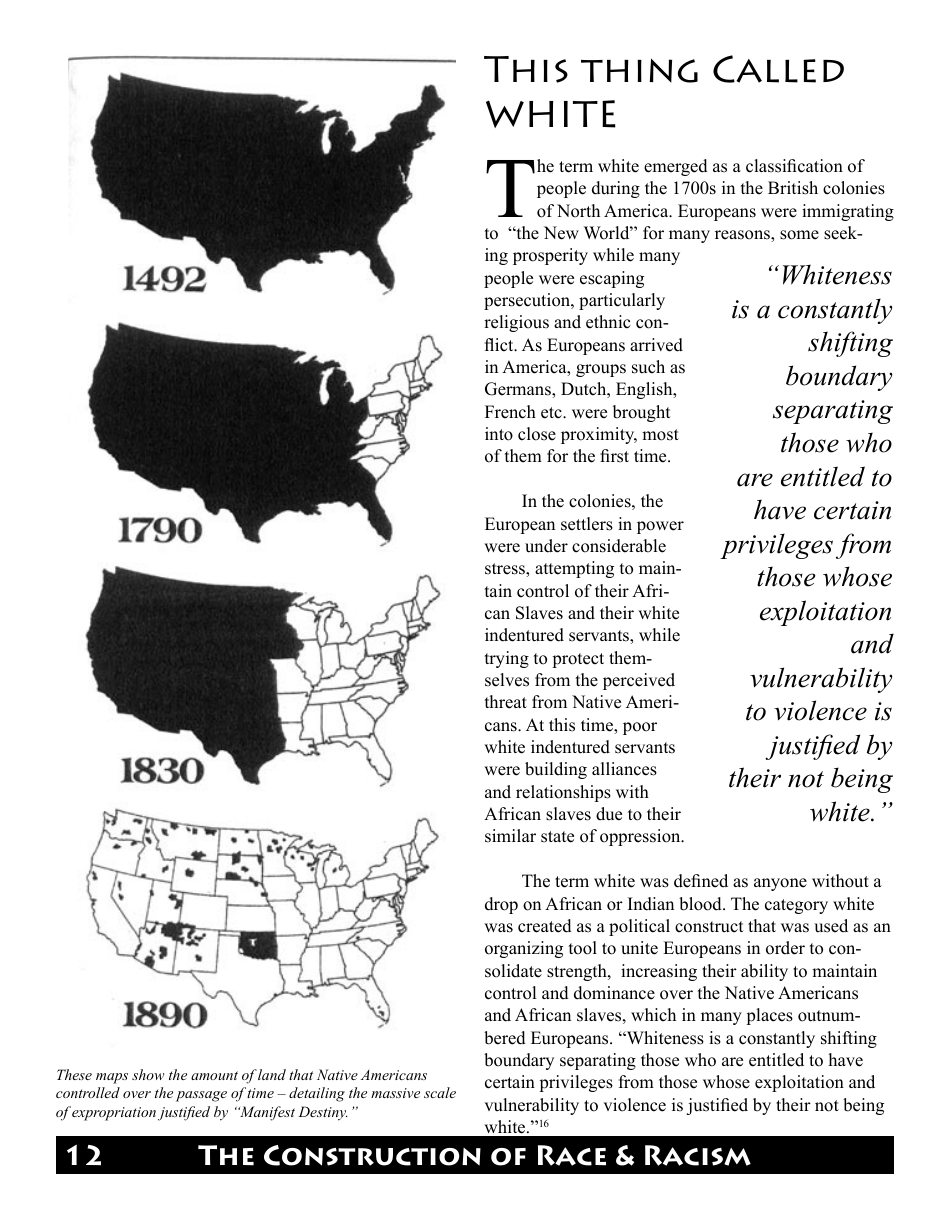 A History: the Construction of Race and Racism - Western States Center, Page 12