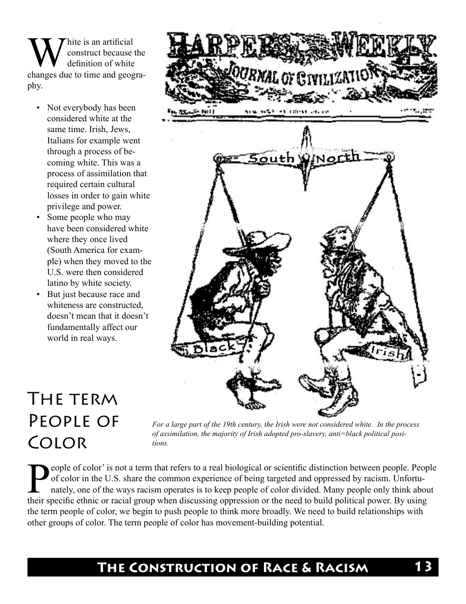 A History: the Construction of Race and Racism - Western States Center, Page 13