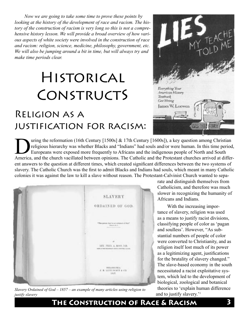 A History: the Construction of Race and Racism - Western States Center, Page 3