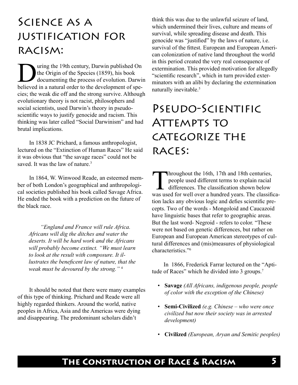 A History: the Construction of Race and Racism - Western States Center, Page 5