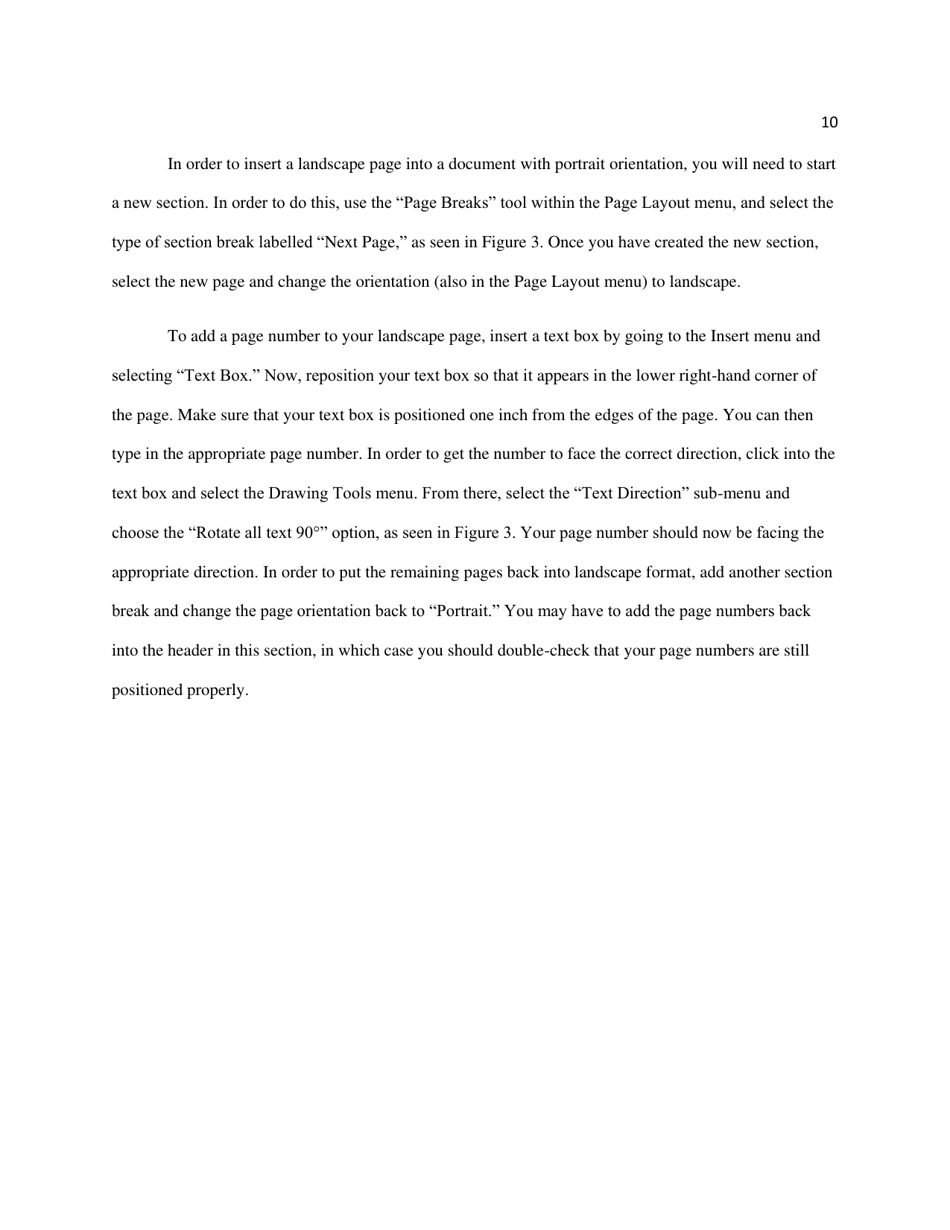 How to Format a Dissertation: a Guide, Page 10