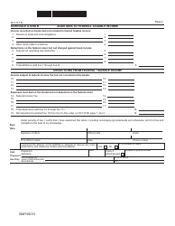 Form SC1101B Bank Tax Return - South Carolina, Page 2