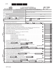 Form SC1120U Public Utility Tax Return - South Carolina