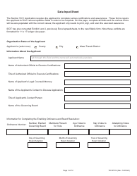 Form TR OP014 5311 Formula Grants Application Part Ii - Illinois, Page 3
