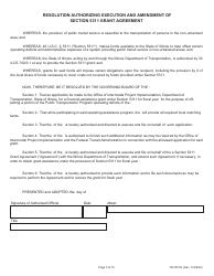 Form TR OP014 5311 Formula Grants Application Part Ii - Illinois, Page 5