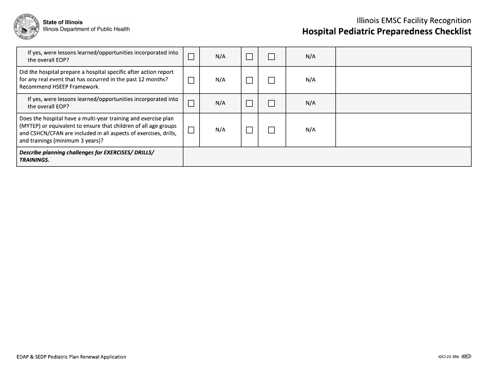 Edap and Sedp Pediatric Plan Renewal Application - Illinois, Page 24