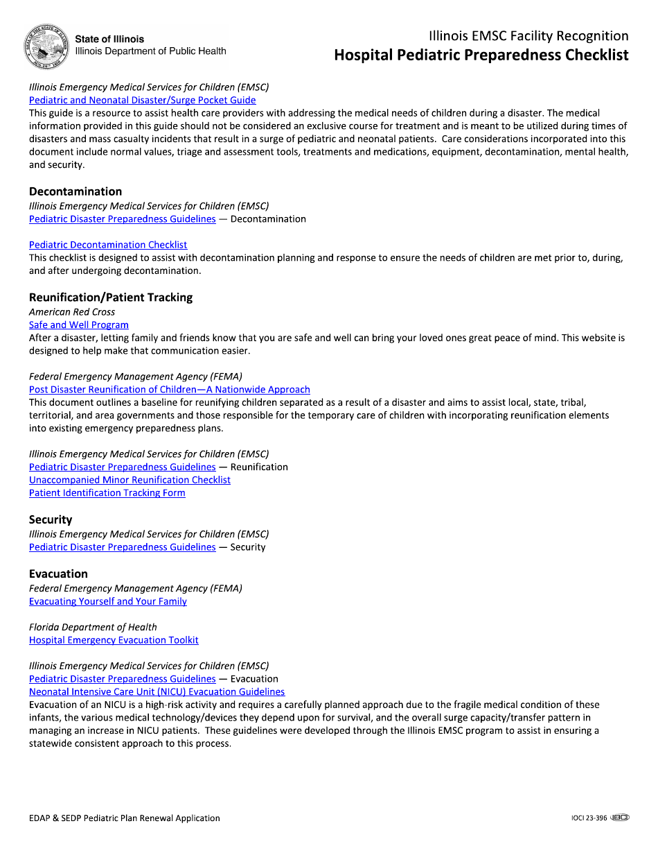 Edap and Sedp Pediatric Plan Renewal Application - Illinois, Page 27