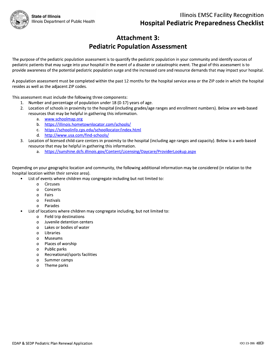 Edap and Sedp Pediatric Plan Renewal Application - Illinois, Page 30