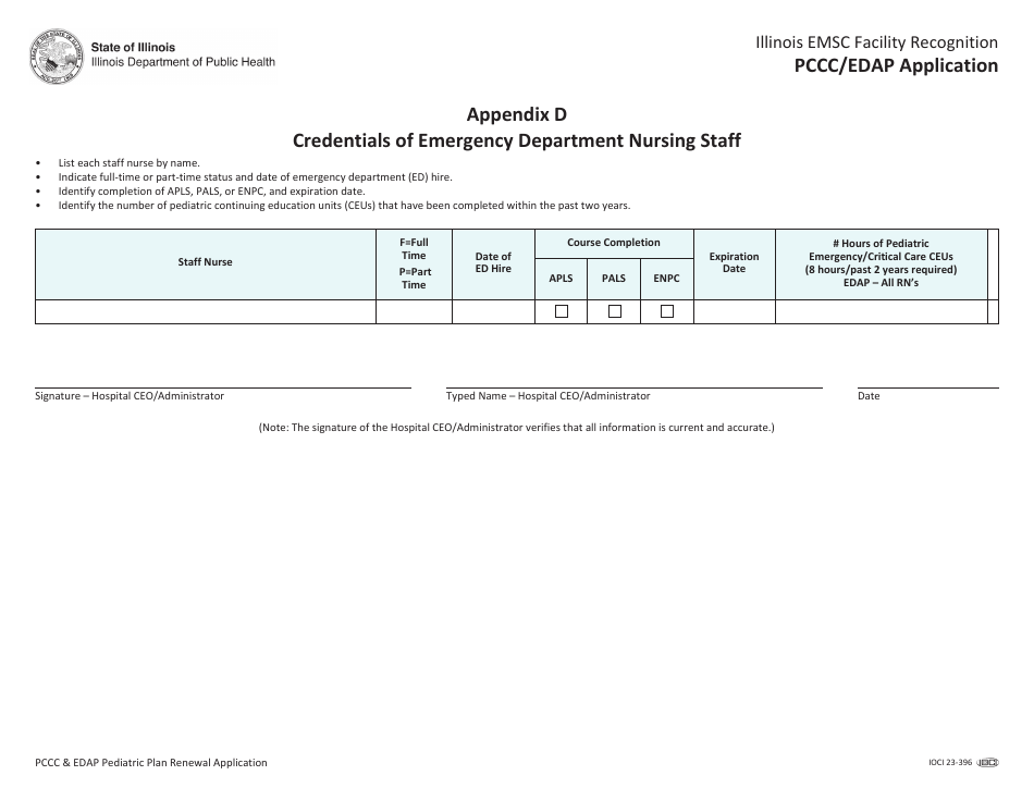 Pccc and Edap Pediatric Plan Renewal Application - Illinois, Page 17