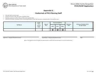 Pccc and Edap Pediatric Plan Renewal Application - Illinois, Page 20