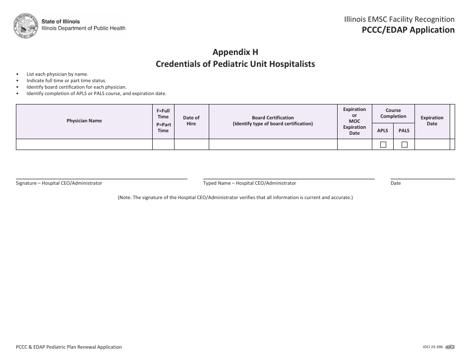 Pccc and Edap Pediatric Plan Renewal Application - Illinois, Page 21