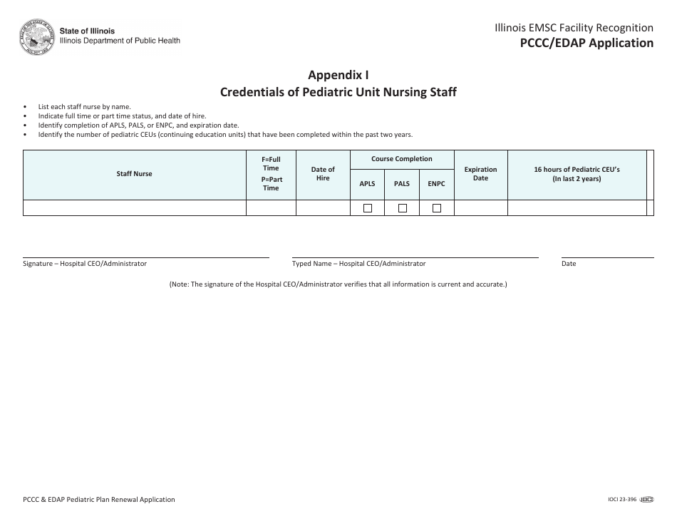 Pccc and Edap Pediatric Plan Renewal Application - Illinois, Page 22