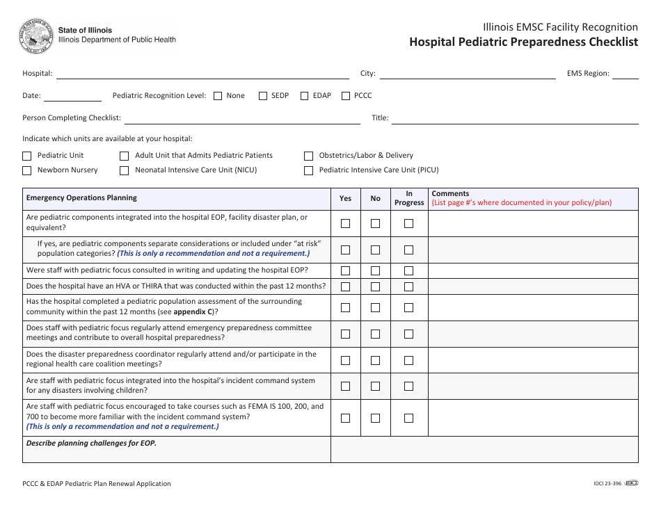 Pccc and Edap Pediatric Plan Renewal Application - Illinois, Page 26