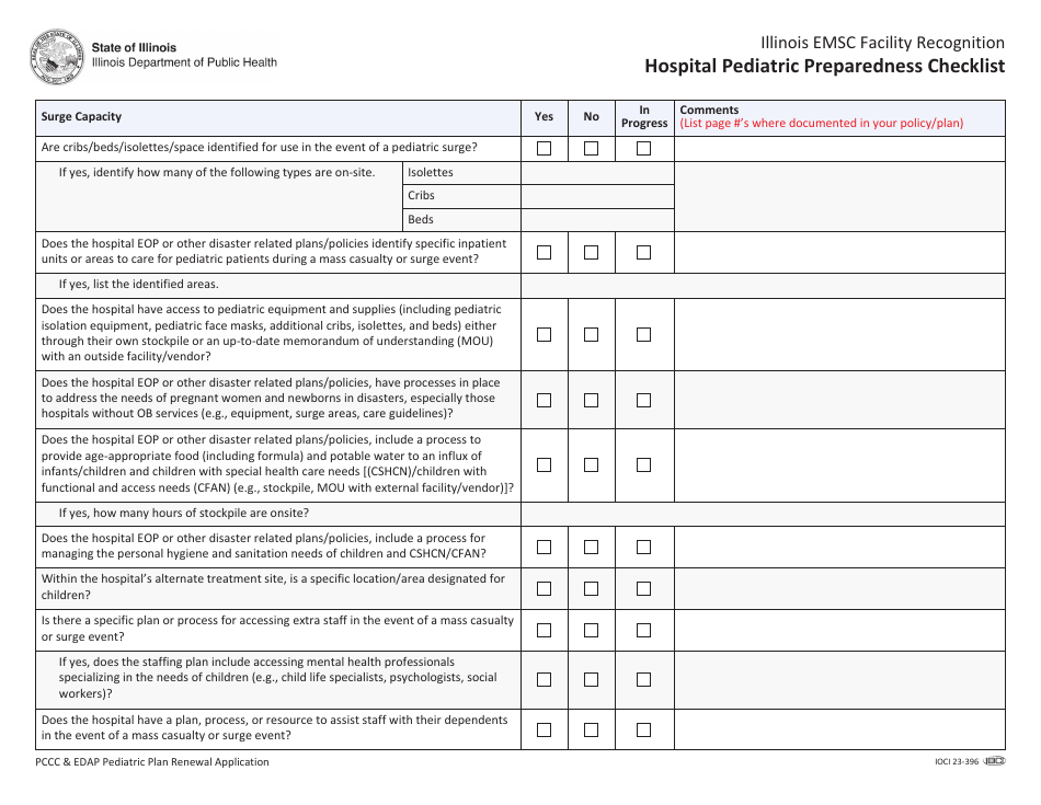 Pccc and Edap Pediatric Plan Renewal Application - Illinois, Page 27