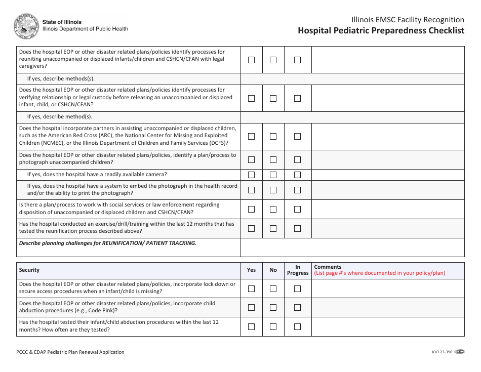 Pccc and Edap Pediatric Plan Renewal Application - Illinois, Page 29