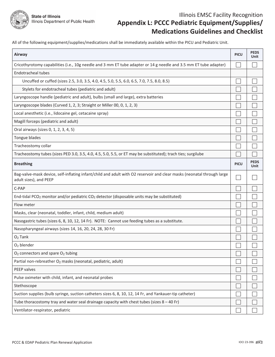 Pccc and Edap Pediatric Plan Renewal Application - Illinois, Page 45