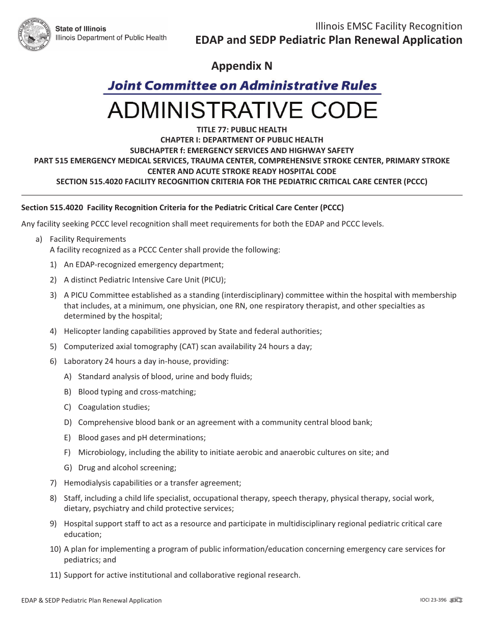 Pccc and Edap Pediatric Plan Renewal Application - Illinois, Page 54