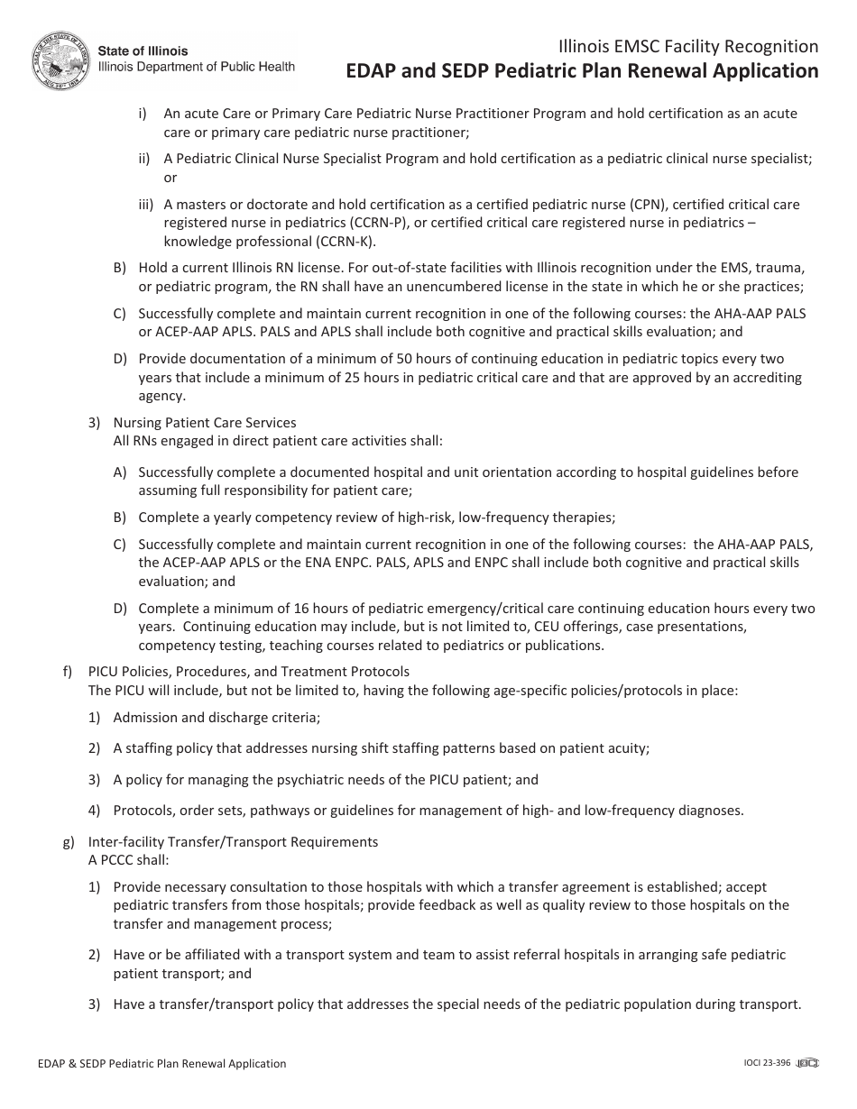 Pccc and Edap Pediatric Plan Renewal Application - Illinois, Page 58