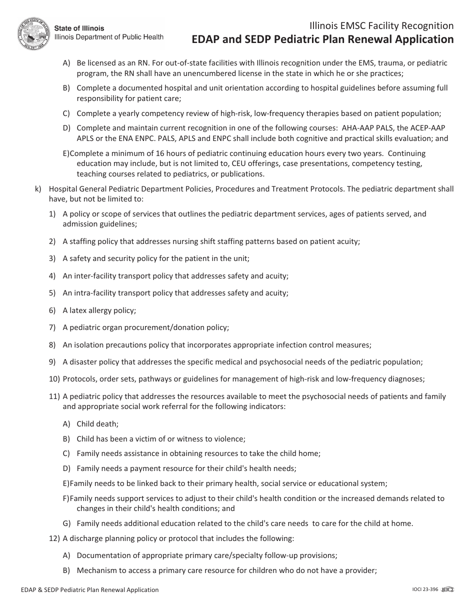 Pccc and Edap Pediatric Plan Renewal Application - Illinois, Page 60