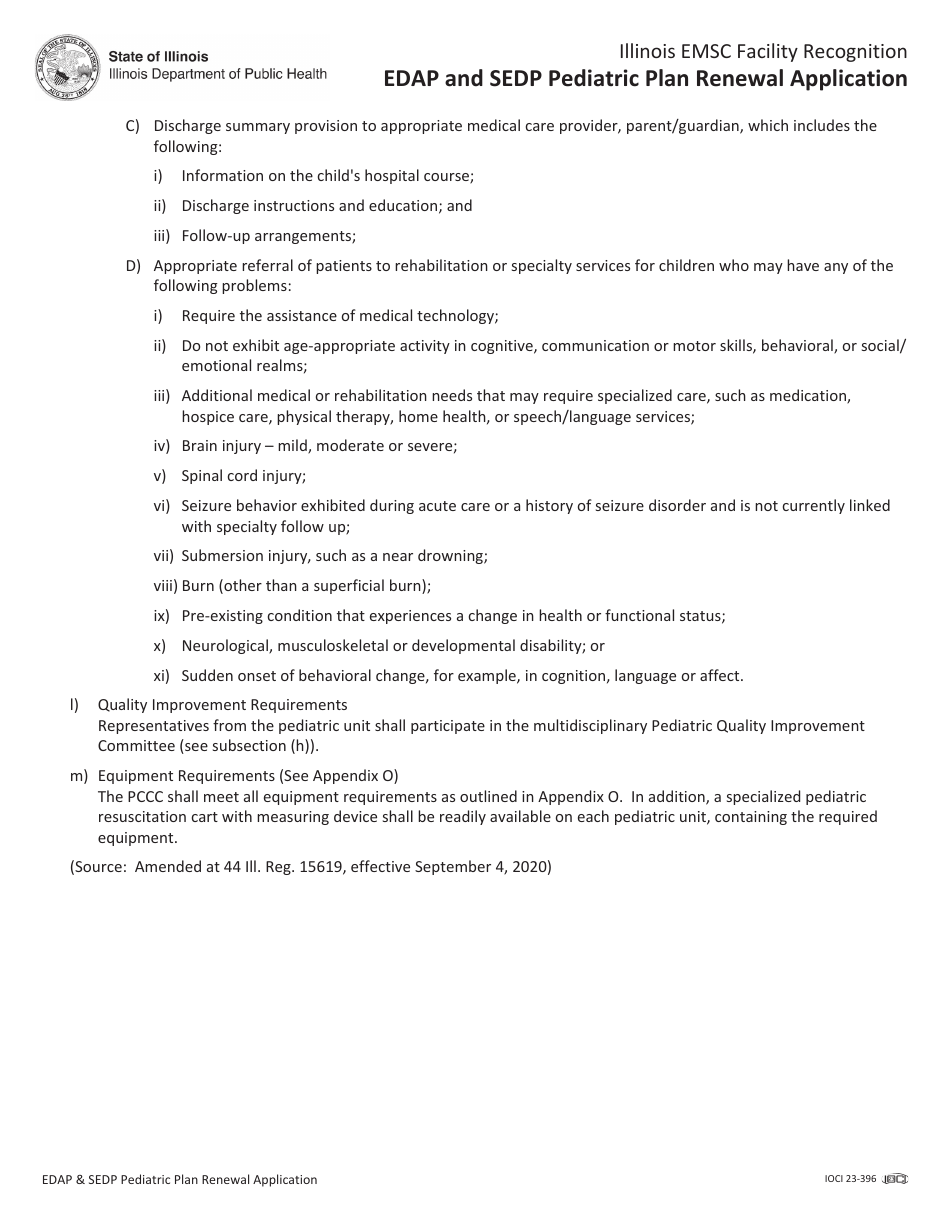 Pccc and Edap Pediatric Plan Renewal Application - Illinois, Page 61