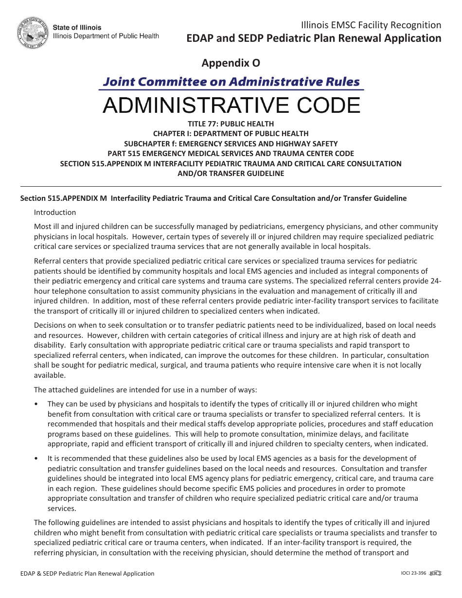 Pccc and Edap Pediatric Plan Renewal Application - Illinois, Page 62