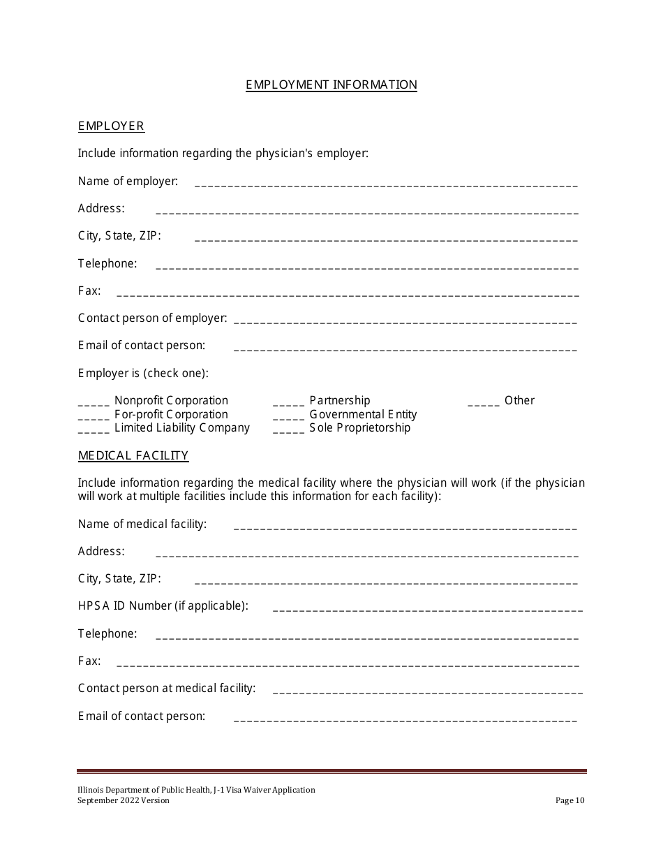 Illinois J 1 Visa Waiver Program Application Form Fill Out Sign Online And Download PDF illinois-j-1-visa-waiver-program-application-form-fill-out-sign-online-and-download-pdf