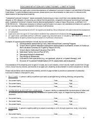 Form IDD-01 Developmental Disability Determination Application - Alaska, Page 2