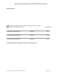 Form MI-04 Material Improvement Reporting Form for Idd Participants Under the Age of 3 - Alaska, Page 3