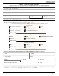 FDIC Form 6200/09 Application for Consent to Exercise Trust Powers, Page 2