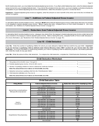 Instructions for Form D-400, D-400TC Schedule A, AM, PN, PN-1, S - North Carolina, Page 13