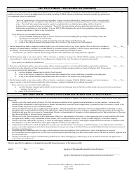 Application for New or Renewal Managing General Agent Registration - Louisiana, Page 3