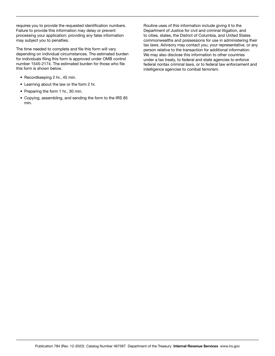 IRS Form 14134 Application for Certificate of Subordination of Federal Tax Lien, Page 4