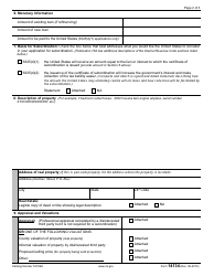 IRS Form 14134 Application for Certificate of Subordination of Federal Tax Lien, Page 6