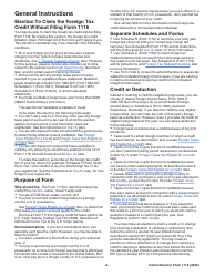 Instructions for IRS Form 1116 Foreign Tax Credit (Individual, Estate, or Trust), Page 2