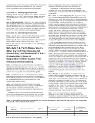 Instructions for IRS Form 1120-S Schedule K-2, K-3, Page 5