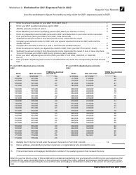 Instructions for IRS Form 2441 Child and Dependent Care Expenses, Page 8