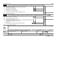 IRS Form 8288 U.S. Withholding Tax Return for Certain Dispositions by Foreign Persons, Page 2