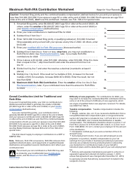 Instructions for IRS Form 8606 Nondeductible Iras, Page 3