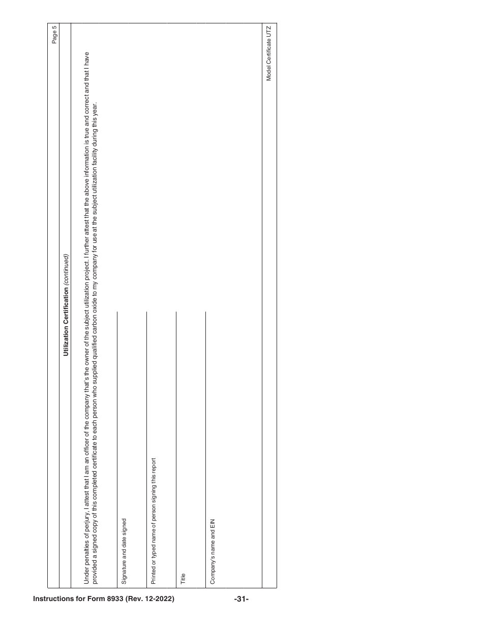Instructions for IRS Form 8933 Carbon Oxide Sequestration Credit, Page 31
