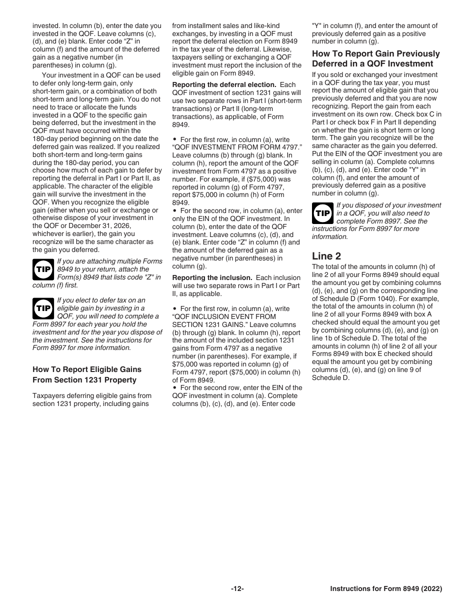Instructions for IRS Form 8949 Sales and Other Dispositions of Capital Assets, Page 12