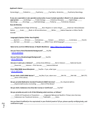 Section I Dc Health Professional Loan Repayment Provider Application for Dc Hplrp - Applicant Profile - Washington, D.C., Page 2