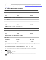 Section I Dc Health Professional Loan Repayment Provider Application for Dc Hplrp - Applicant Profile - Washington, D.C., Page 4