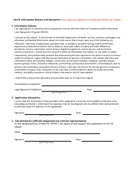 Section I Dc Health Professional Loan Repayment Provider Application for Dc Hplrp - Applicant Profile - Washington, D.C., Page 6