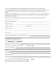 Section I Dc Health Professional Loan Repayment Provider Application for Dc Hplrp - Applicant Profile - Washington, D.C., Page 7