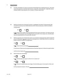 Branch Application Form - Washington, Page 4