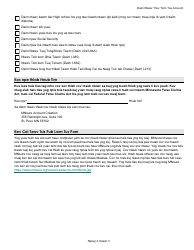 Account Request Form - Minnesota (Hmong), Page 2